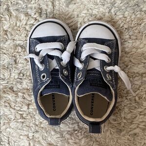 Converse Blue and White Sneakers
